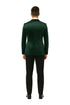 Green Velvet Double Breasted Tuxedo Jacket – Wedding & Prom