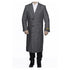 Grey Big And Tall Full Length 48 Long Overcoat