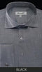 Mens Black Striped Dress Shirt Black Overshirts