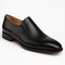 Patina Calfskin Artisan Black Double Gore Slip-on Shoes By Mezlan Made In Spain Brand