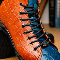Marco_Di_Milano Hermond: Blue Jeans & Honey Leather Shoe