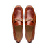 Marco Di Milano Cognac Hugo Lizard & Calfskin Bit Loafers