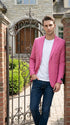 Men’s Hot Pink Fuchsia Sport Coat, Fashion Dinner Jacket and Dress Casual Blazer