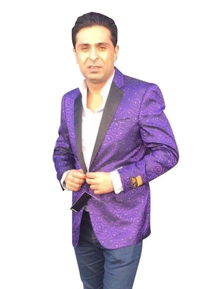 Men's Purple Jackets Blazer Barn Jackets