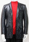 Snakeskin Blazer - Snakeskin Jacket Black Work Jackets