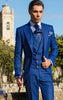Mens Wedding Suit - Groom Suit - Royal Blue Suit