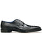 Belvedere Leather Lining Crocodile Boots Black