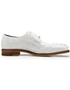 Belvedere Leather Lining Crocodile Boots White