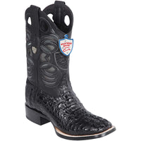 Wild West Botas de Cocodrilo Horma Rodeó