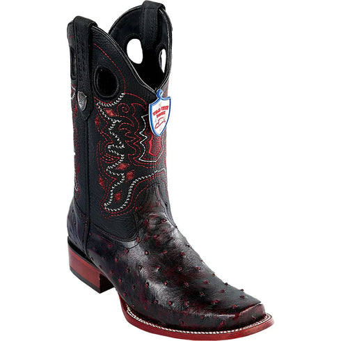 Wild West Botas de Avestruz Horma Rodeo