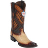 Wild West Botas de Avestruz Horma Versace