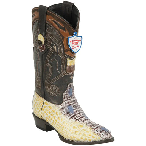 Wild West Botas de Cocodrilo Horma Puntal