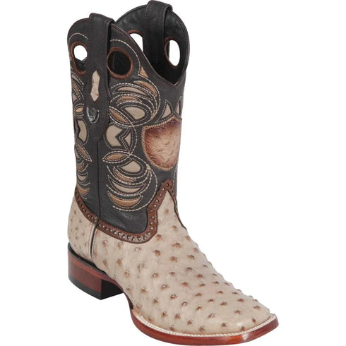 Wild West Botas de Avestruz Horma Rodeo