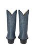 J Toe Cowboy Boots - J Toe Western Boots - Los Altos Boots - Mens Dress Cowboy Boot - Low Priced Blue Ostrich Cowboy Boots J-Toe - in Blue