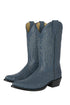 J Toe Cowboy Boots - J Toe Western Boots - Los Altos Boots - Mens Dress Cowboy Boot - Low Priced Blue Ostrich Cowboy Boots J-Toe - in Blue