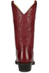 J Toe Cowboy Boots - J Toe Western Boots - Los Altos Boots - Mens Dress Cowboy Boot - Low Priced Burgundy Eel Cowboy Boots J-Toe- in  Burgundy