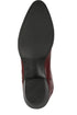 J Toe Cowboy Boots - J Toe Western Boots - Los Altos Boots - Mens Dress Cowboy Boot - Low Priced Burgundy Eel Cowboy Boots J-Toe- in  Burgundy