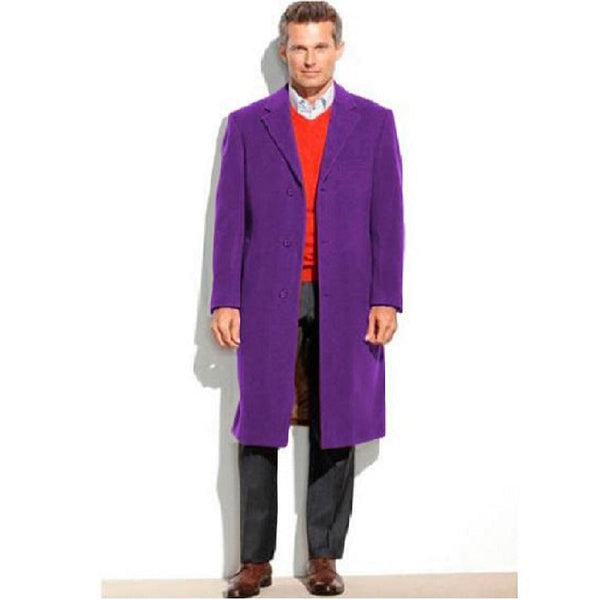 Heath Ledger Joker Costume Overcoat For Men