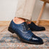 Marco Di Milano John Navy Leather Dress Shoe