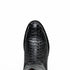 Marco Di Milano Kansas Black Python Round Toe Cowboy Boots