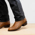 Marco Di Milano Kansas Cognac Round Toe Cowboy Boots