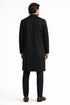 Mens Beige Trench Coat – Classic Long Overcoat with Button Front - Raincoat in Khaki Color