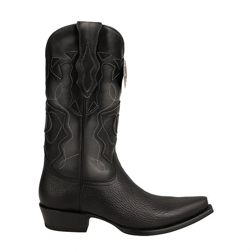 King Exotic Men's Shark Snip Toe Western Boots