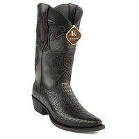 King Exotic Men's Caiman Belly Snip Toe Boots