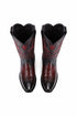 King Exotic Men's Ostrich Leg Faded Burgundy Cowboy Boots - H79 Dubai Toe