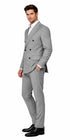 Kingsman Harry Light Grey Double Breasted Suit