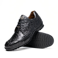 Marco Di Milano Kratos Black Leather Luxury Shoe