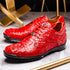 Marco_Di_Milano Kratos Red Luxury Leather Loafers