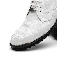 Marco Di Milano Kratos White Leather Loafers