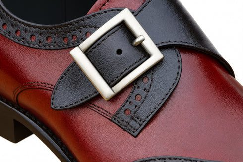 Burnished Wingtip Monk Strap KS099-710