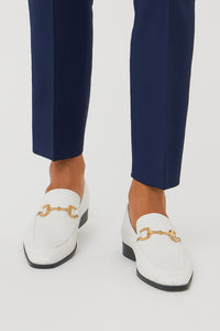 KS525-305 Soft Leather Casual Buckle Loafer/Mule