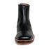 Los Altos Men's Boot Wide Square Toe Deer Black Leather Sole - Deer Black