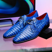 Marco Di Milano Lacio - Electric Blue Leather Loafers