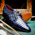 Marco Di Milano Lacio Navy Leather Dress Shoe