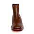 Los Altos Men's Boot Wide Square Toe Deer Light Brown Leather Sole - Deer Light Brown