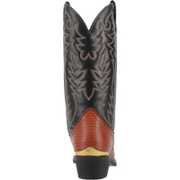 Dan Post Men's Dorsal Genuine Fish Leather Square Toe Boots - Brown