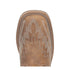 Laredo Women's Cheyenne Broad Square Toe Leather Boots - Tan 5717
