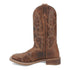 Laredo Women's Dionne Broad Square Toe Leather Boots - Brown 5972