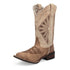 Laredo Women's Kite Days Broad Square Toe Leather Boots - Brown / Bone 5821