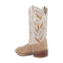 Laredo Women's Lydia Broad Square Toe Leather Boots - Sand 5603