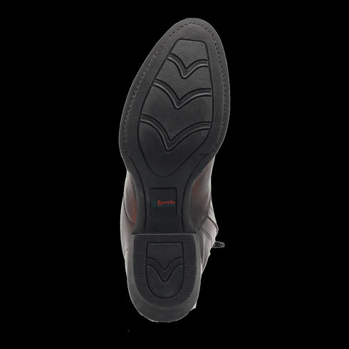 Laredo Men's Fletcher Leather Round Toe Boots with Zipper - Tan