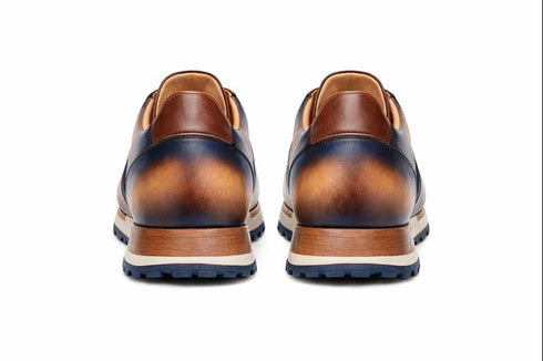 Latini Multi-tone  Sneaker Blue/Multi By Mezlan Made In Spain Brand