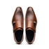 Zelli Legerra Calfskin Double Monkstrap Shoes Brown (55-103-BRN)