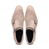 Zelli Legerra Double Monkstrap in Sand Suede Goatskin