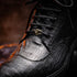 Marco Di Milano Leoni Oil Black Leather Dress Shoe
