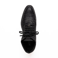 Marco Di Milano Leoni Oil Black Leather Dress Shoe